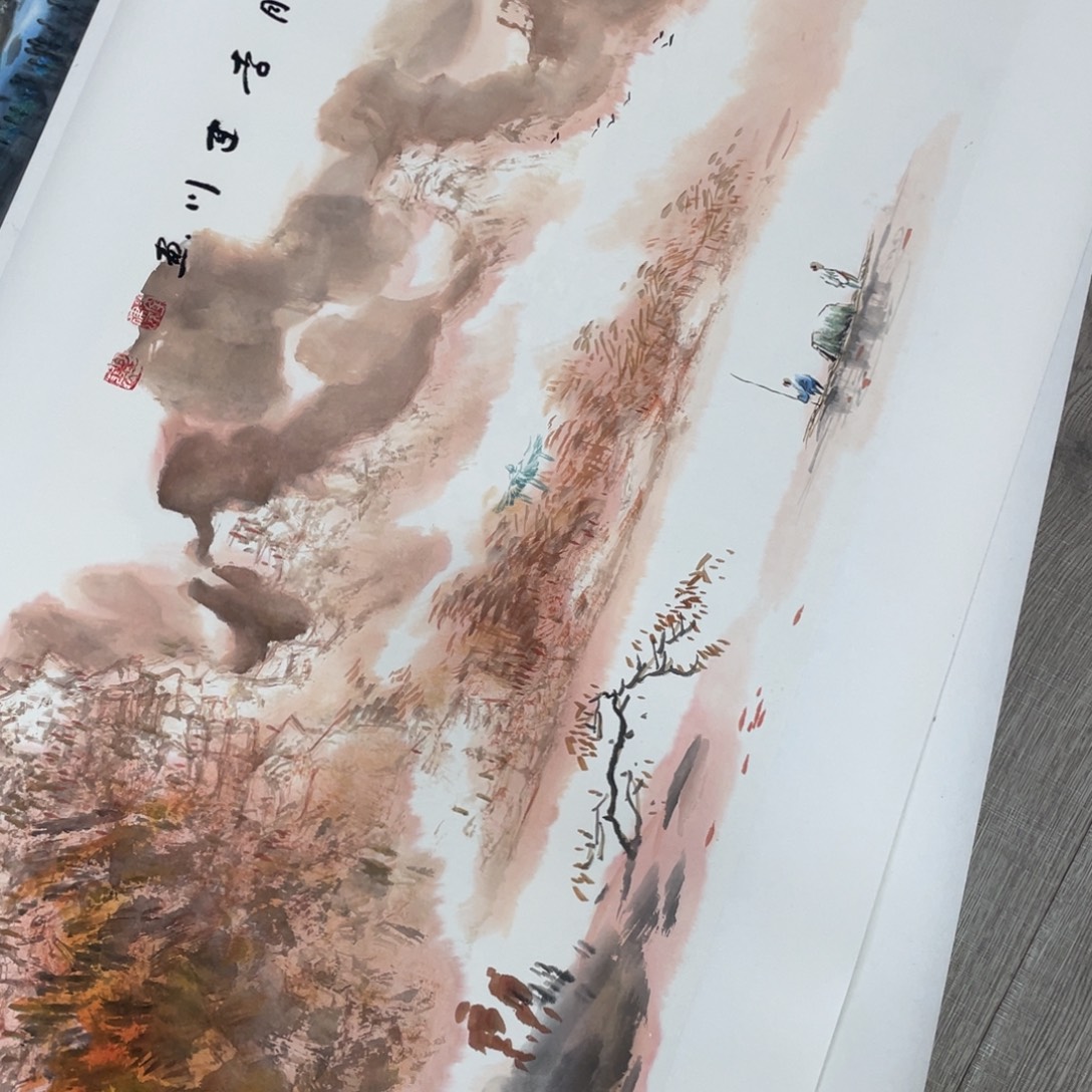 国画李建川老师作品欣赏