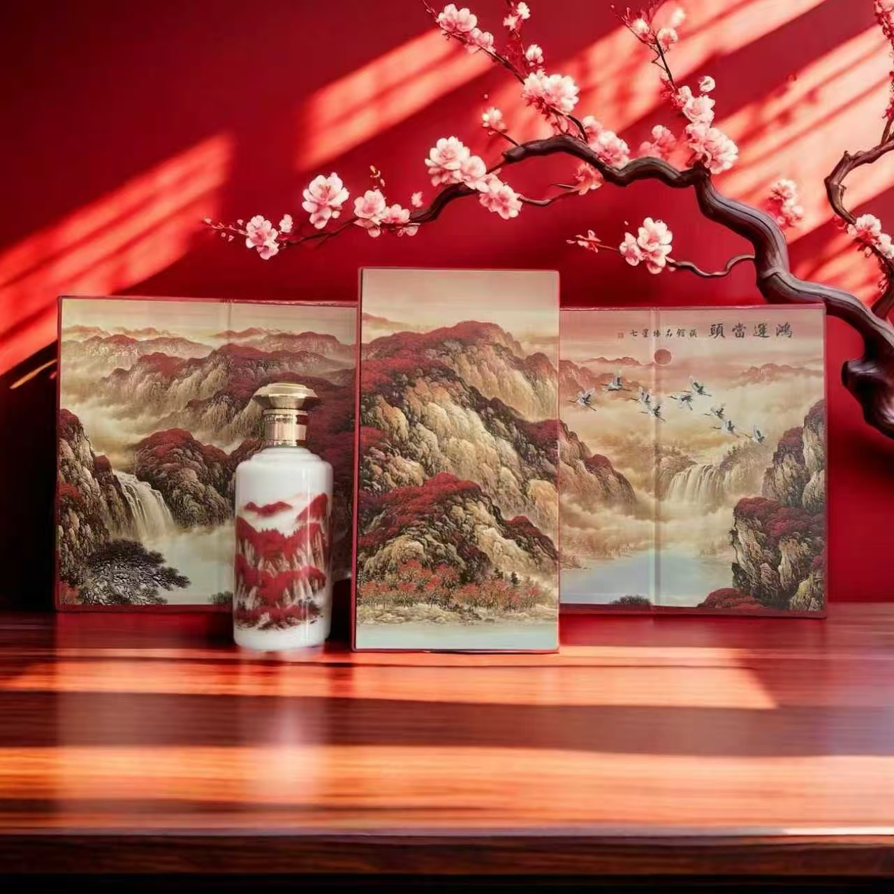 华夏第一井鸿运当头高端礼盒纯粮食白酒500ml 52度1*1