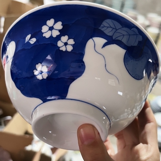 盘6寸手绘碗一个陶瓷陶瓷