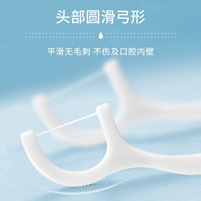 【4盒共200支】一次性牙线棒剔牙清洁护理洁齿牙签超细便携式牙线