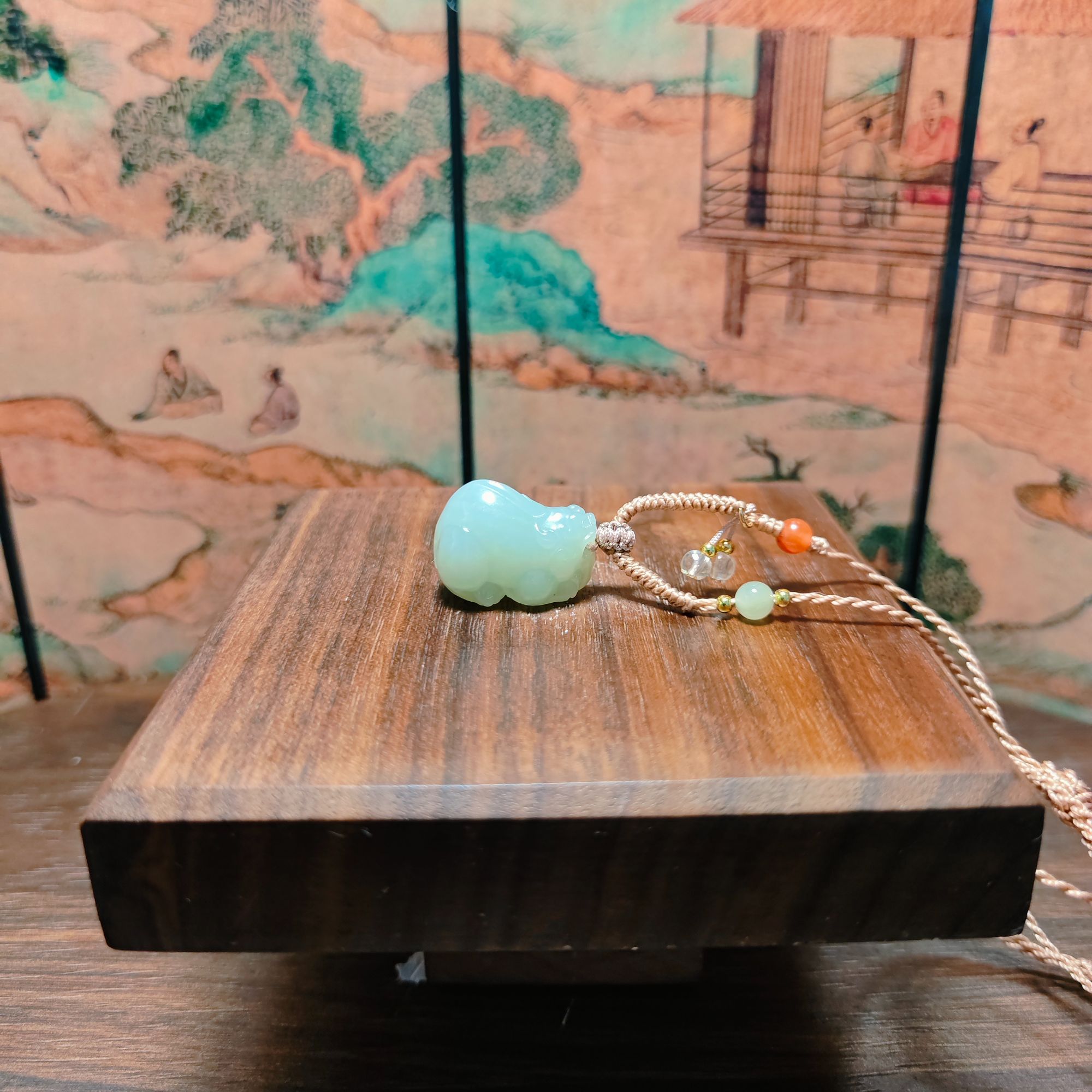 N和田玉貔貅吊坠1328