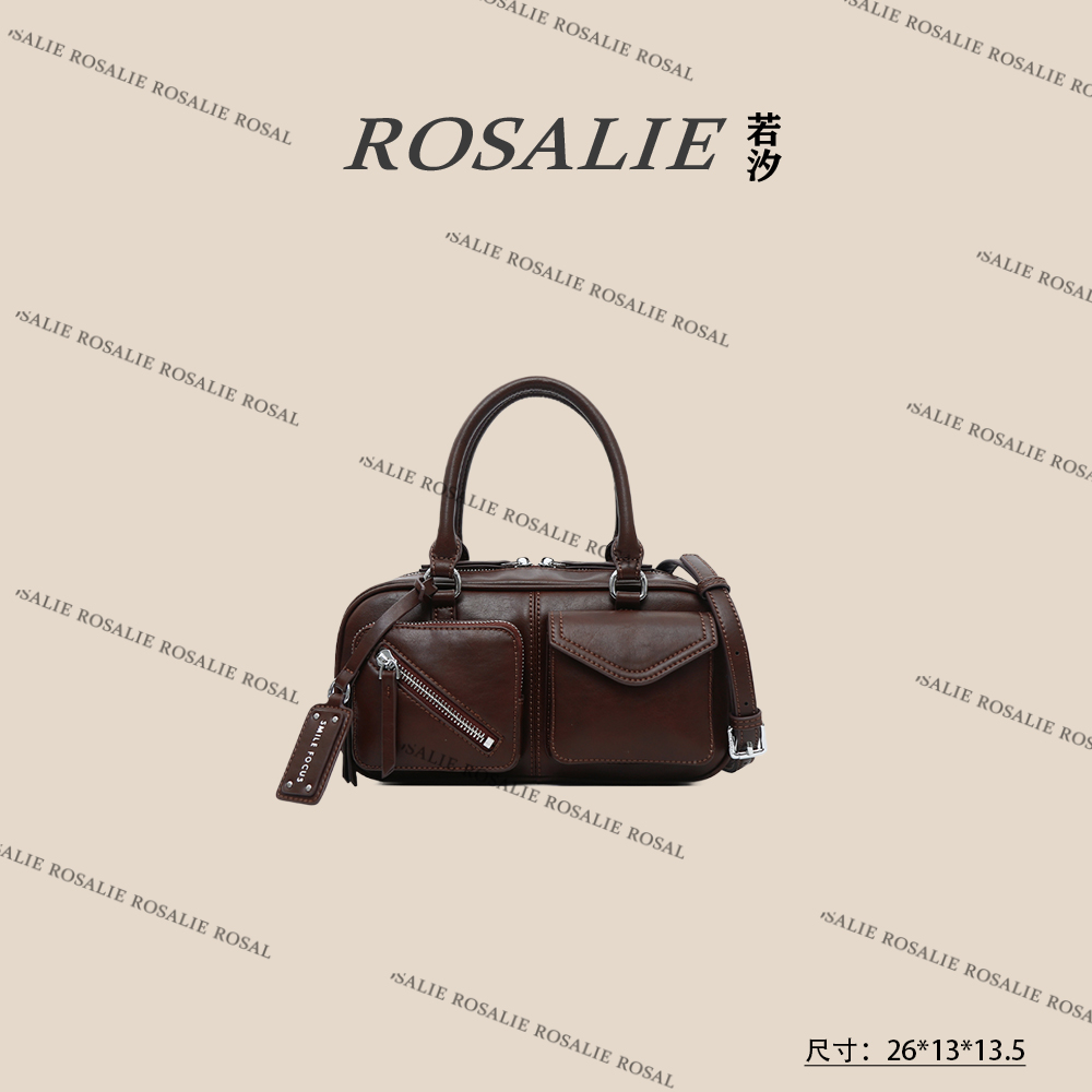 【若汐Rosalie】CF-3212-咖啡色轻奢小众时尚百搭女士包包