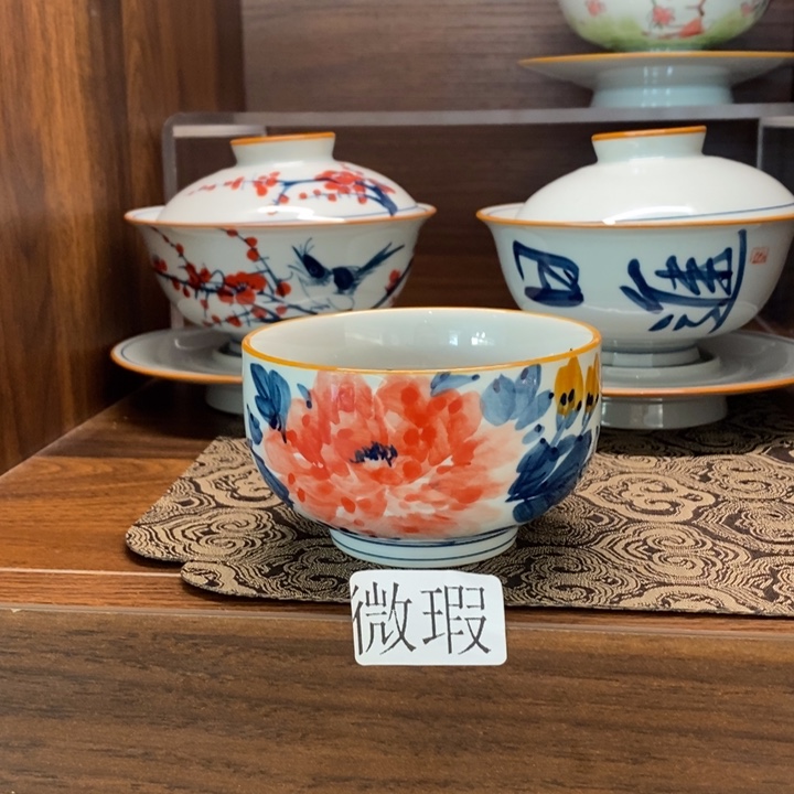 釉下老陶泥手工绘制