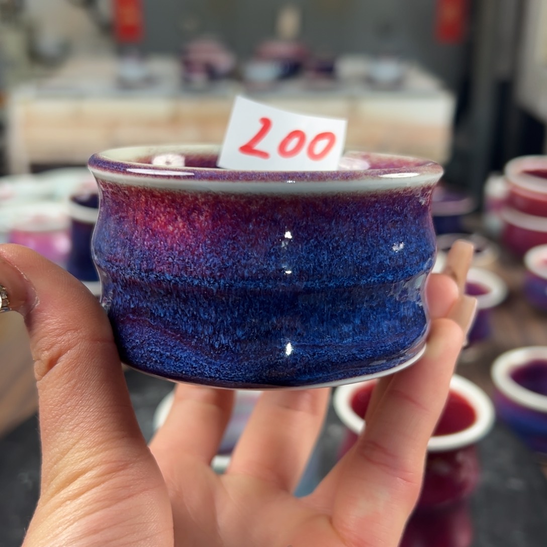 瓷片全品无暇主人杯纯手工