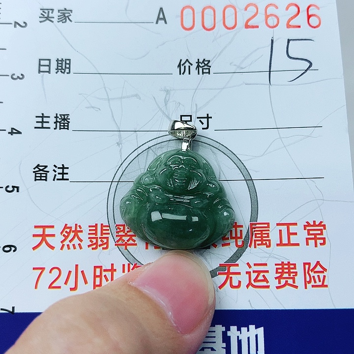 翡翠颈饰银S925镶嵌翡翠