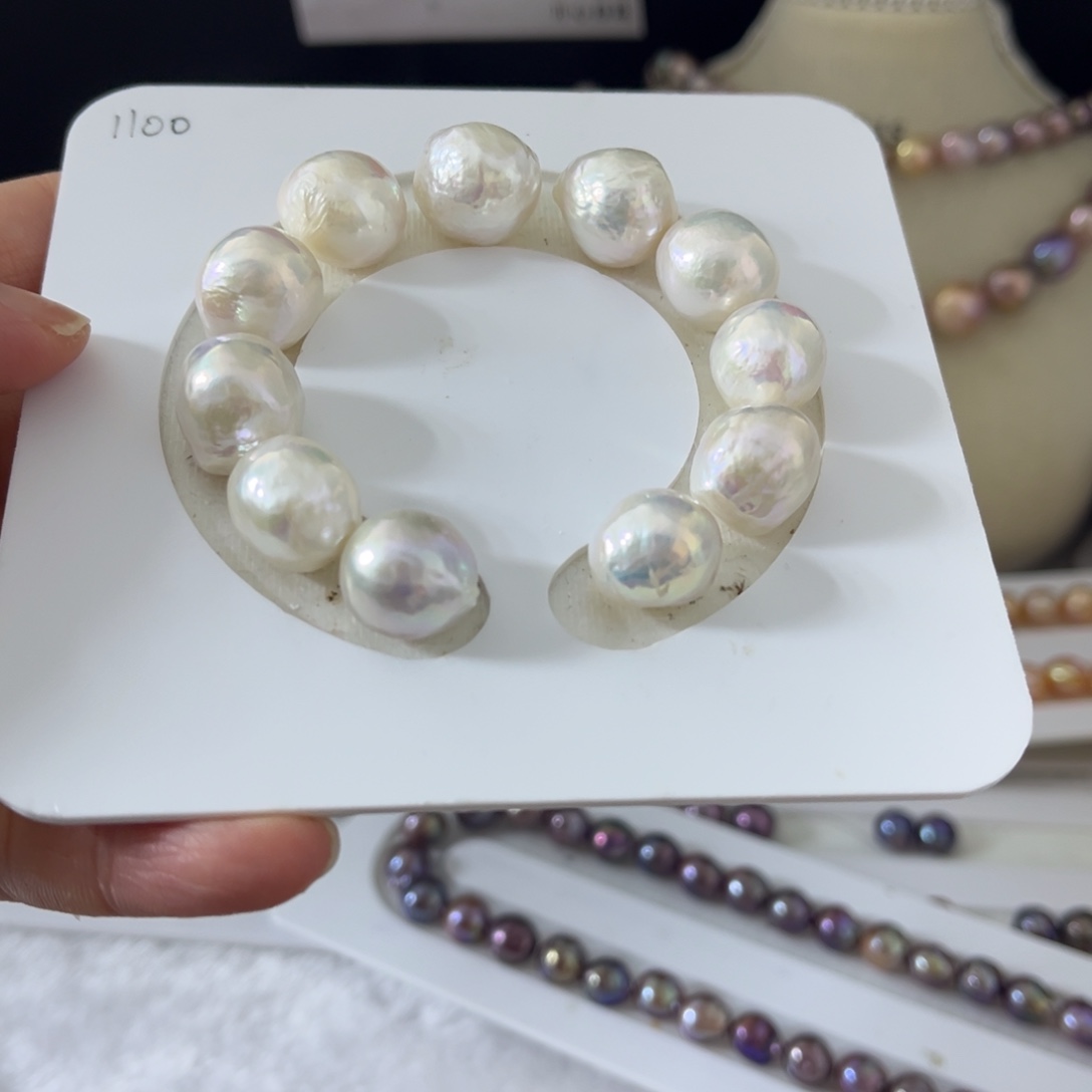 淡水珍珠手绳银S925镶嵌
