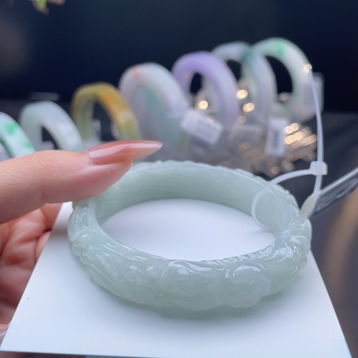 定制翡翠翡翠手镯未镶嵌
