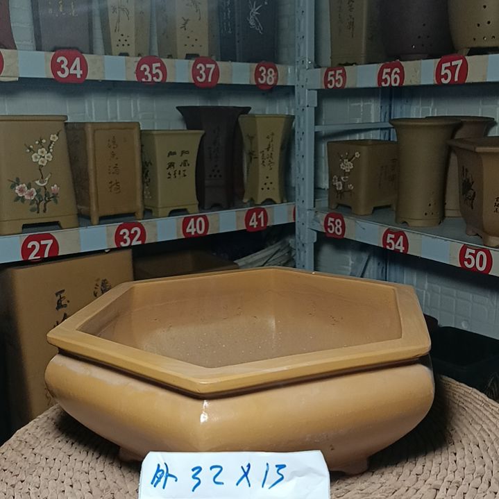 红陶＃陶瓷花盆＃阳台盆景花盆＃