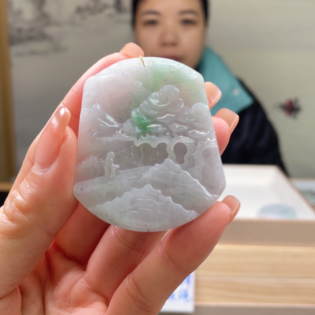 翡翠吊坠(不含链)未镶嵌