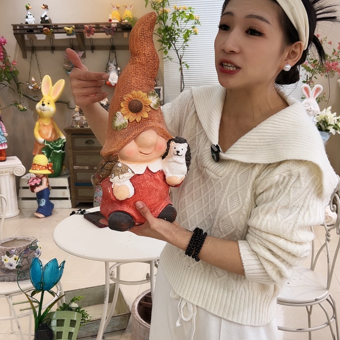 花园摆件红红火火