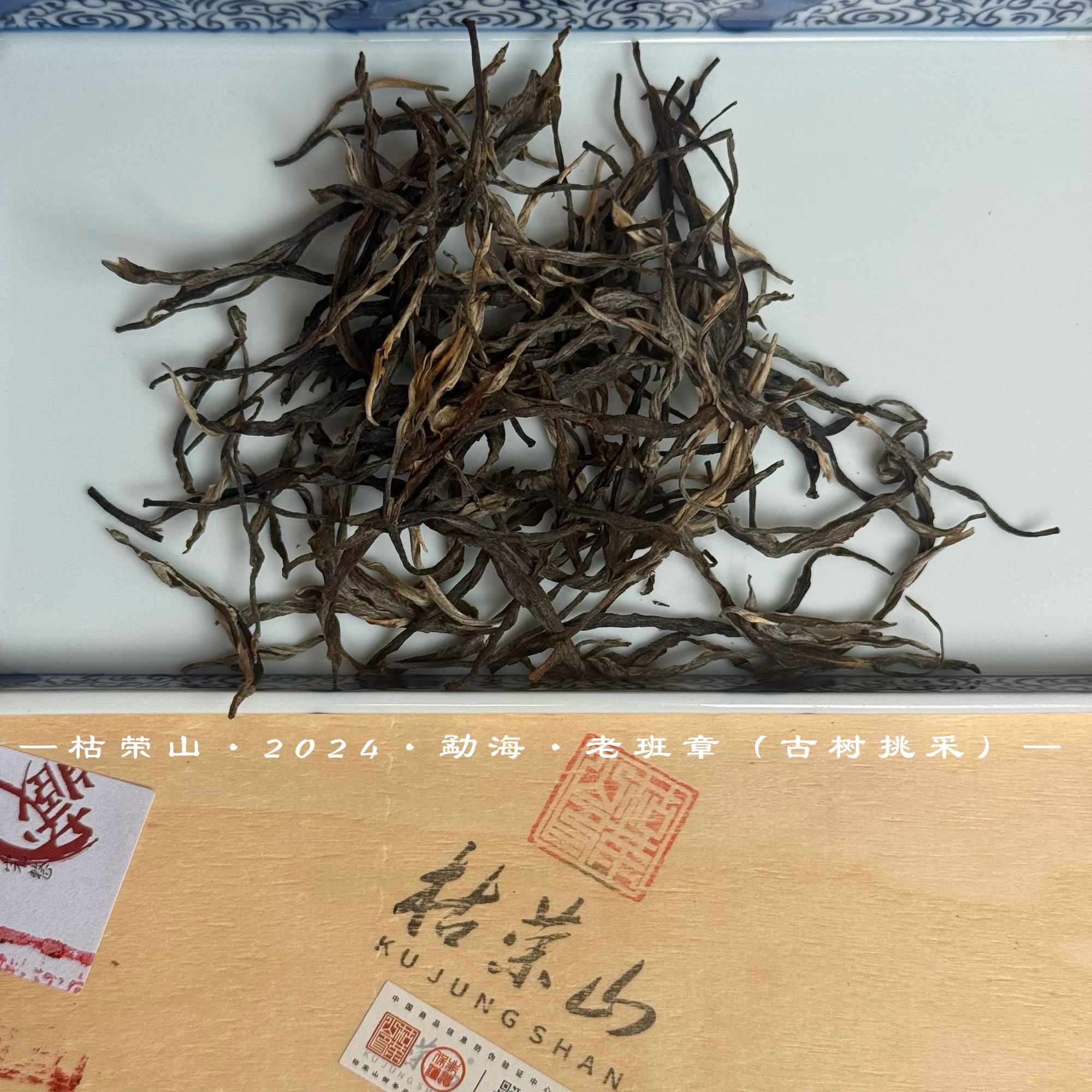 枯荣山 名山典藏  2024古树头春挑采 勐海-老班章纯料  500g