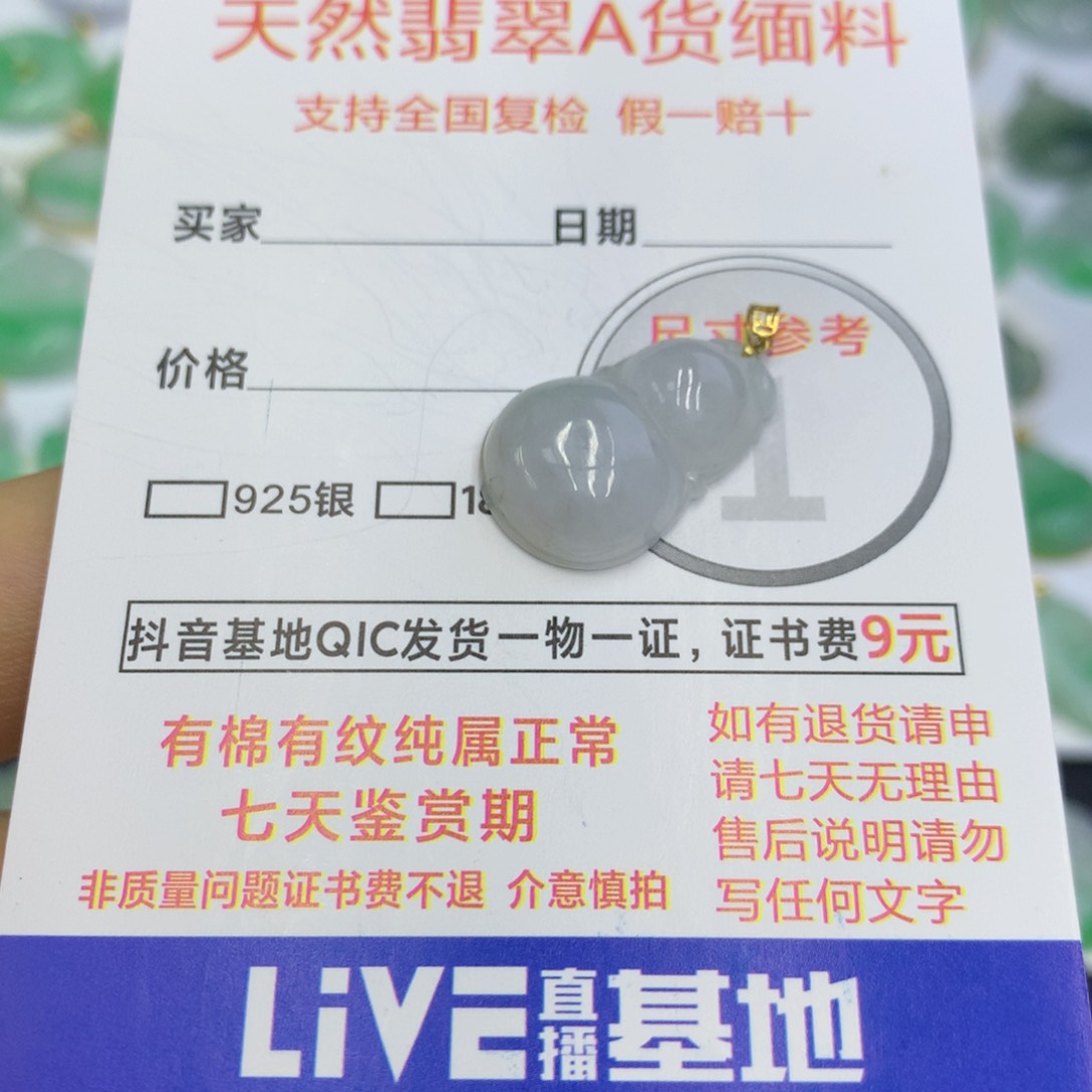 翡翠颈饰未镶嵌翡翠