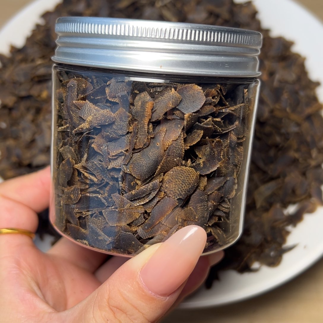 树脂制品孔*鹏海南澄迈张勺子原母树天然包壳沉水切片