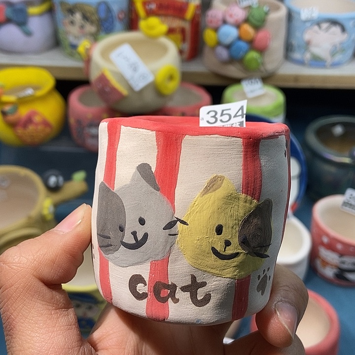 红陶354 1.22 手工盆接图定制