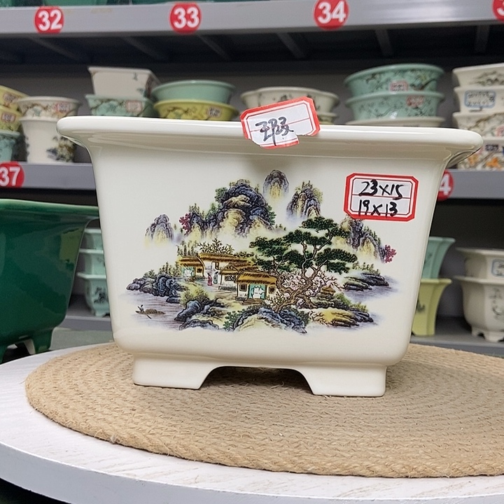 紫砂紫砂花盆0236