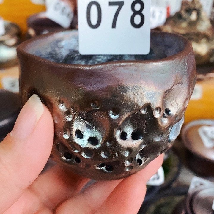 紫砂茶杯柴烧纯手工078