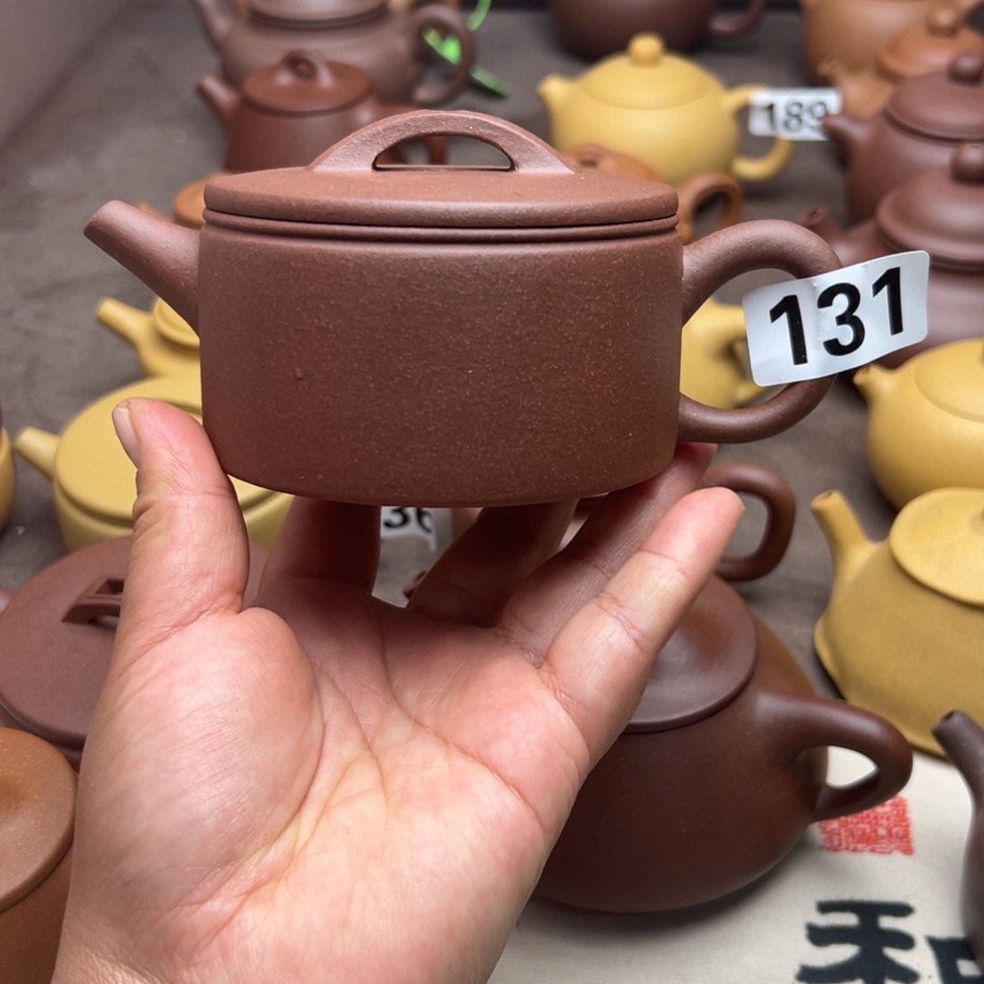 茶壶紫砂紫泥半手工230左右