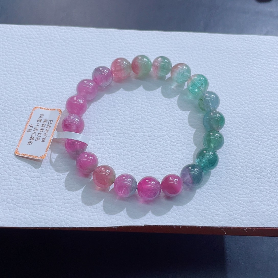 碧玺手链未镶嵌10mm左右