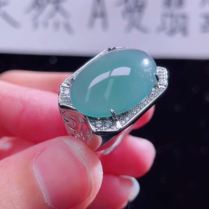 翡翠颈饰银S925镶嵌9999999999