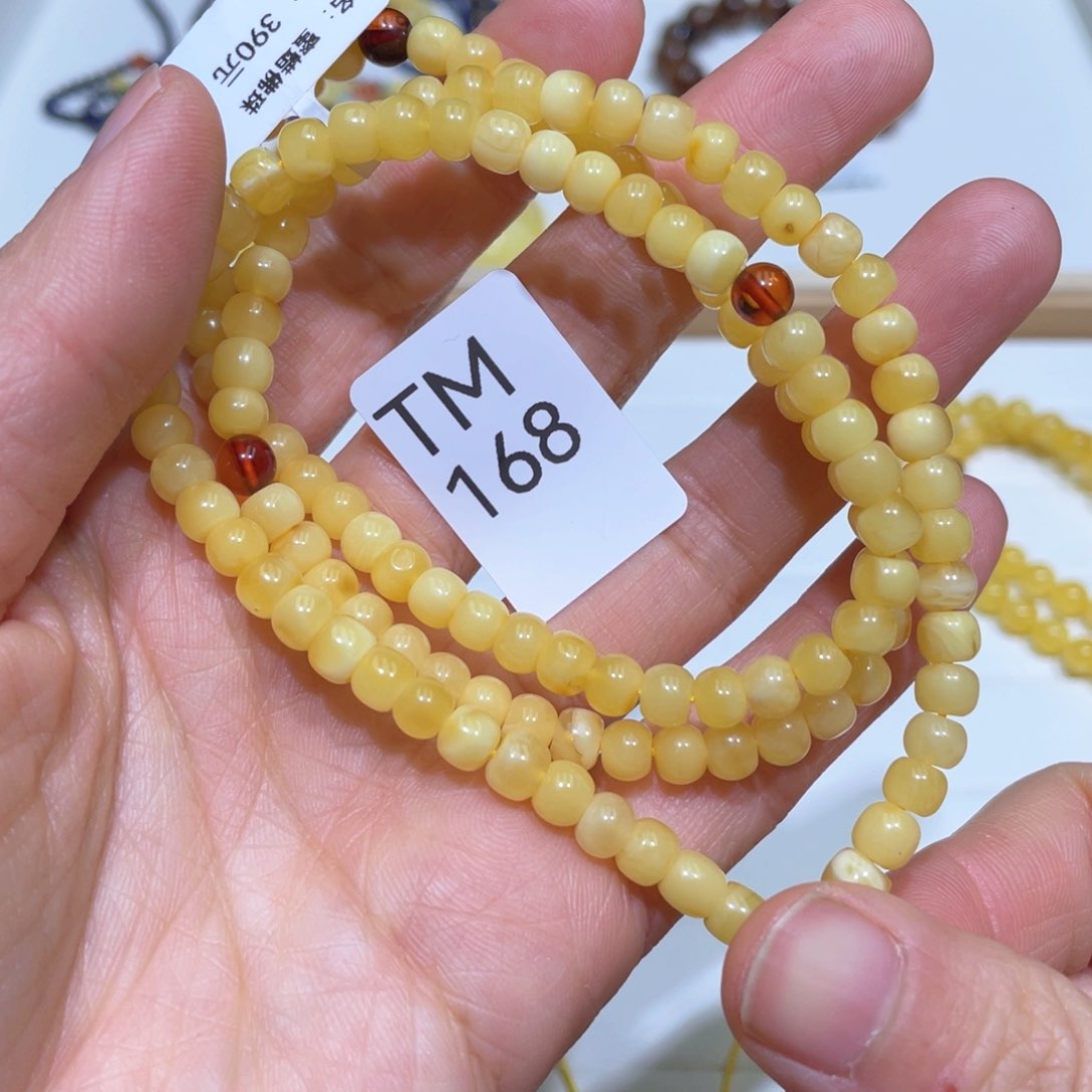 蜜蜡手链未镶嵌手串