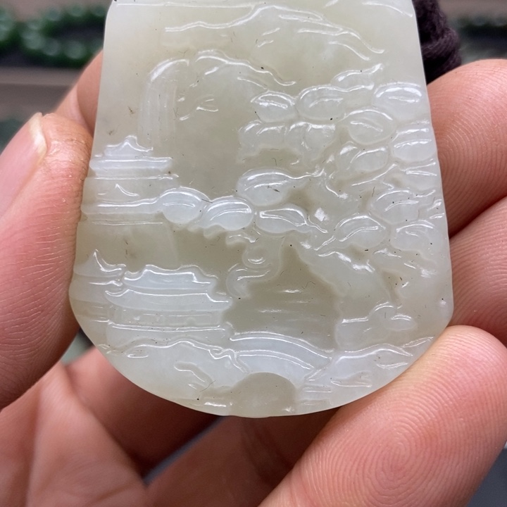和田玉颈饰未镶嵌