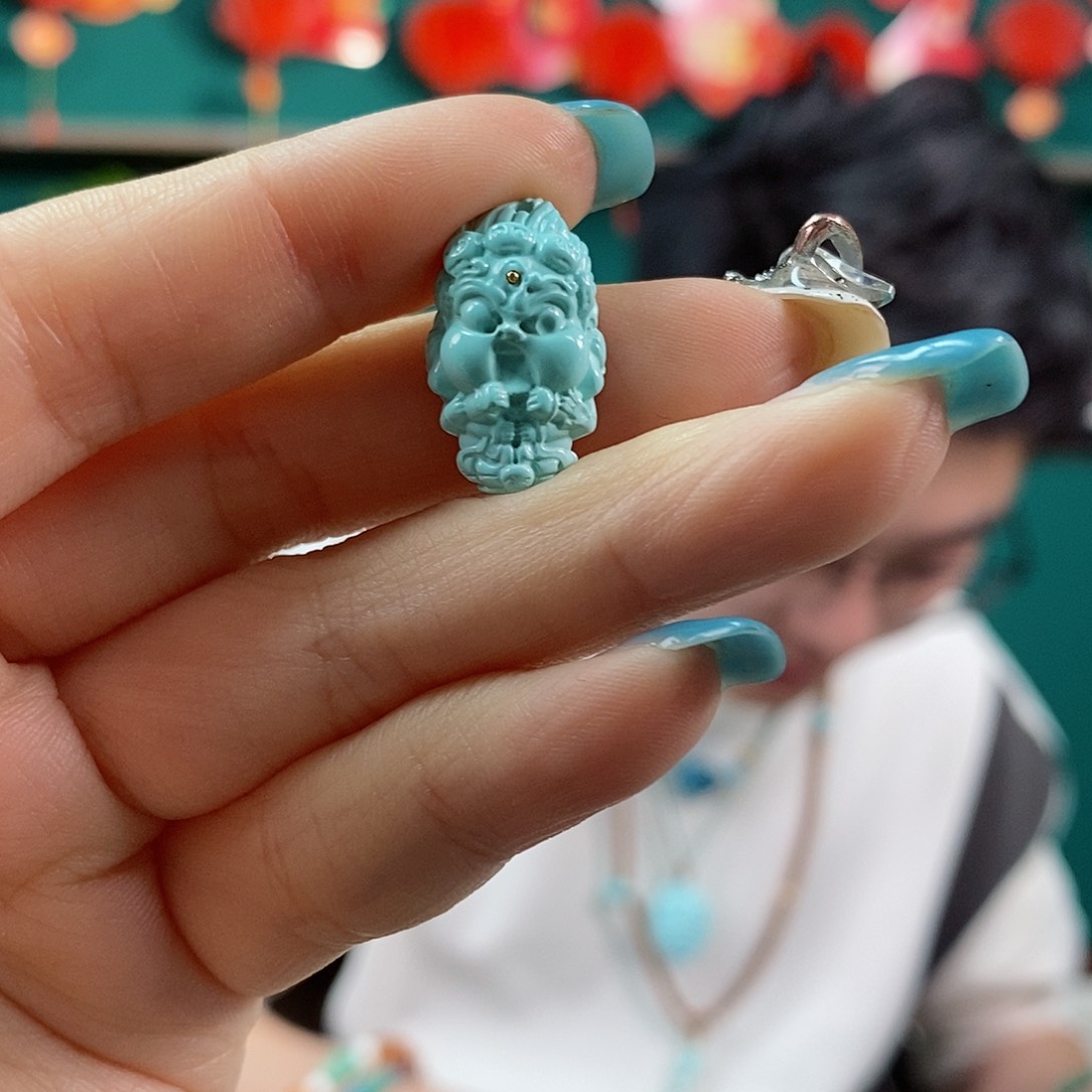 绿松石珠宝奇石未镶嵌