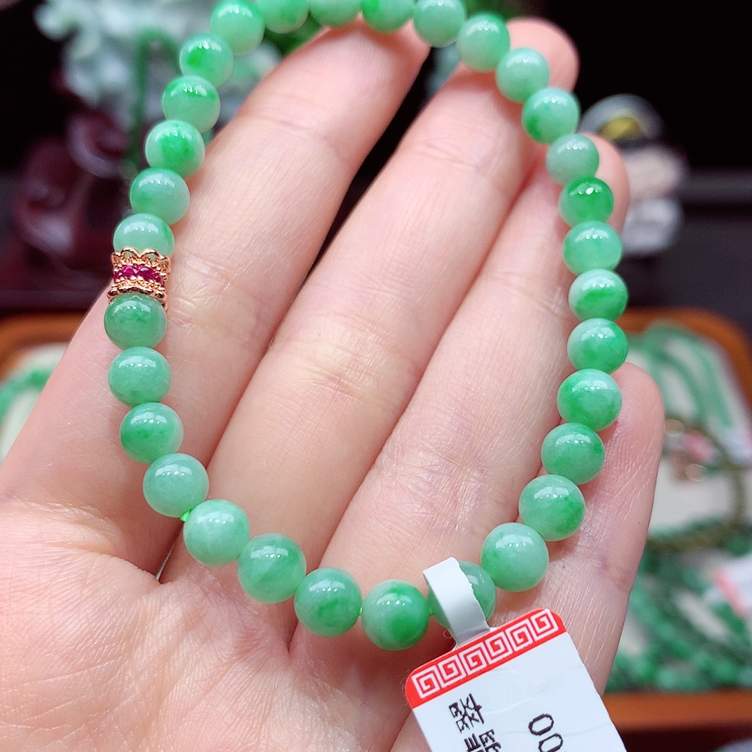 翡翠未镶嵌手链翡翠