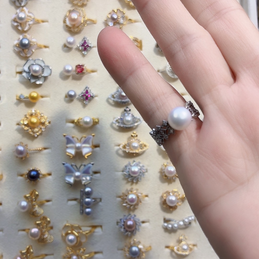 耳饰淡水珍珠合金