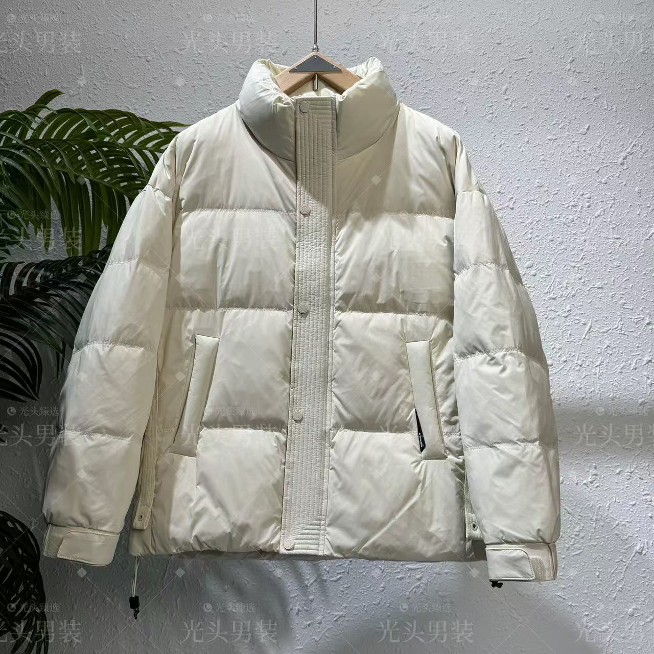 『光头臻选』冬季高品质情侣款简约休闲百搭立领保暖羽绒服-2518