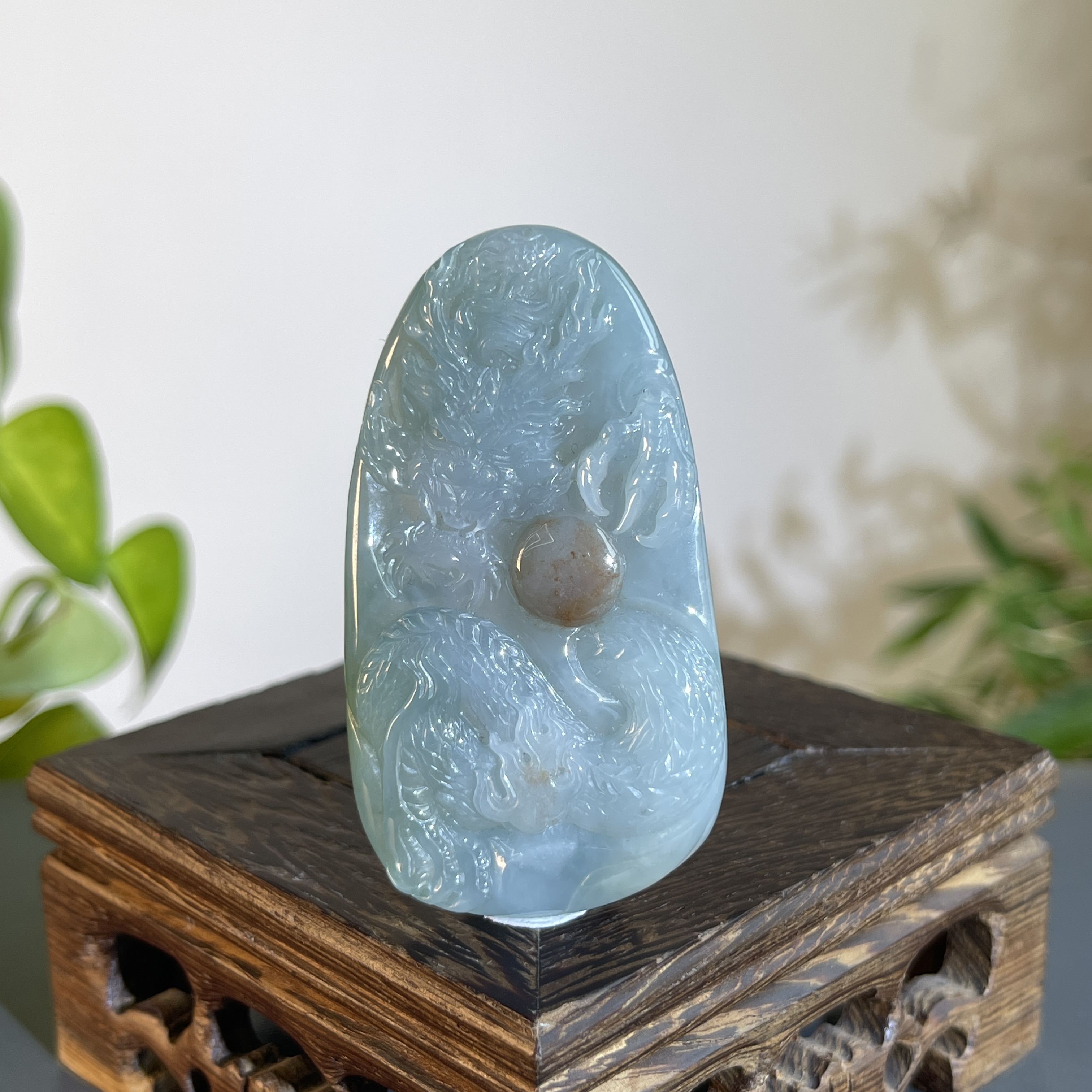 JTA28-105 天然翡翠缅甸A货 龙牌