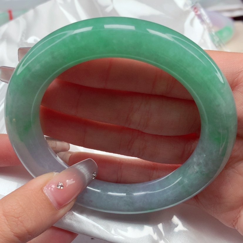 【闪购商品】翡翠手镯未镶嵌58圈