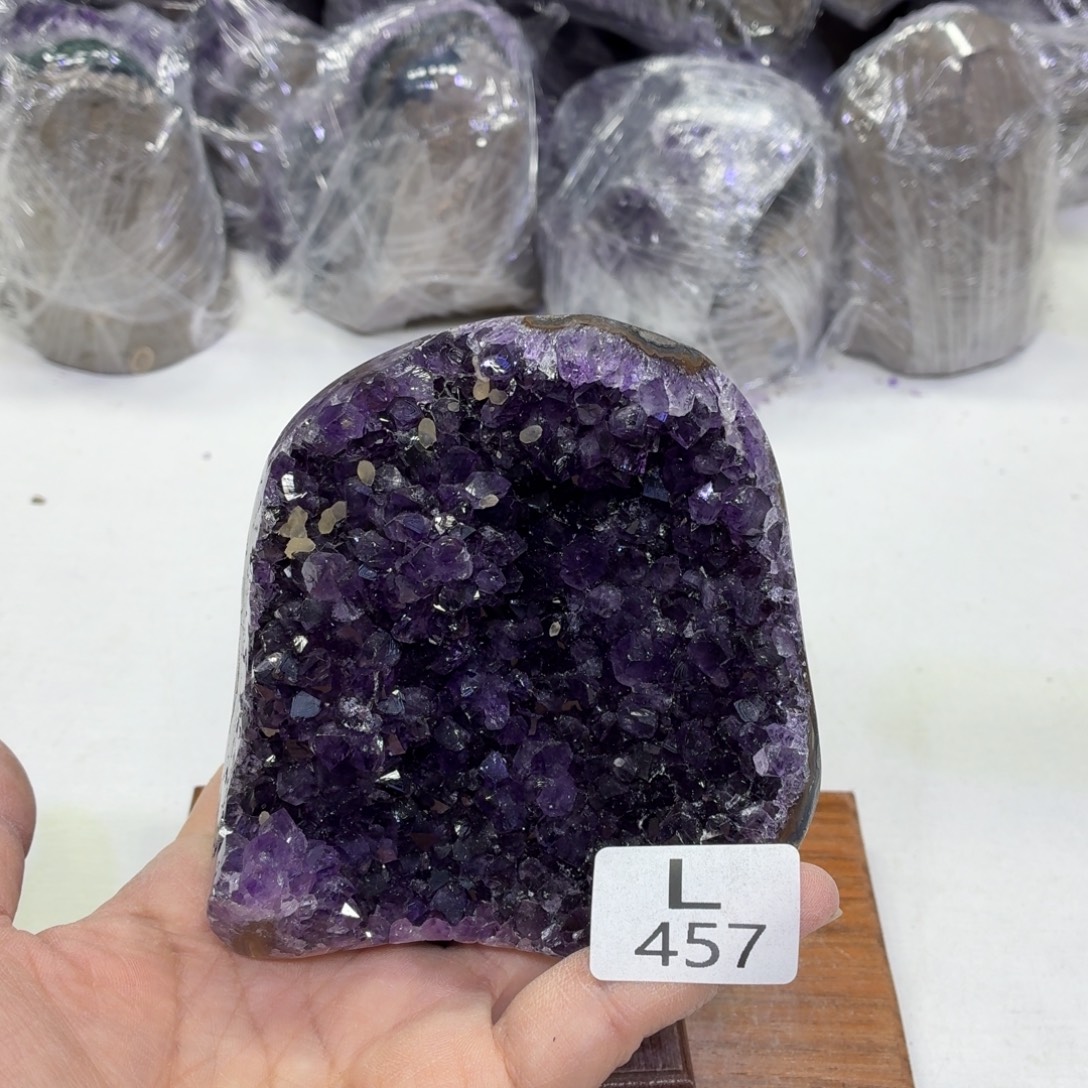 水晶未镶嵌摆件天然紫水晶