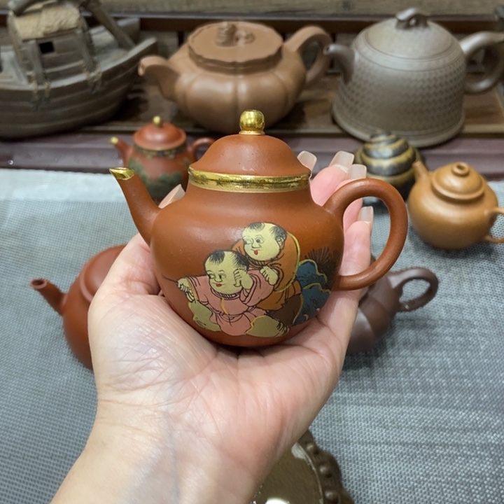 ****高紫砂茶宠宜兴紫砂