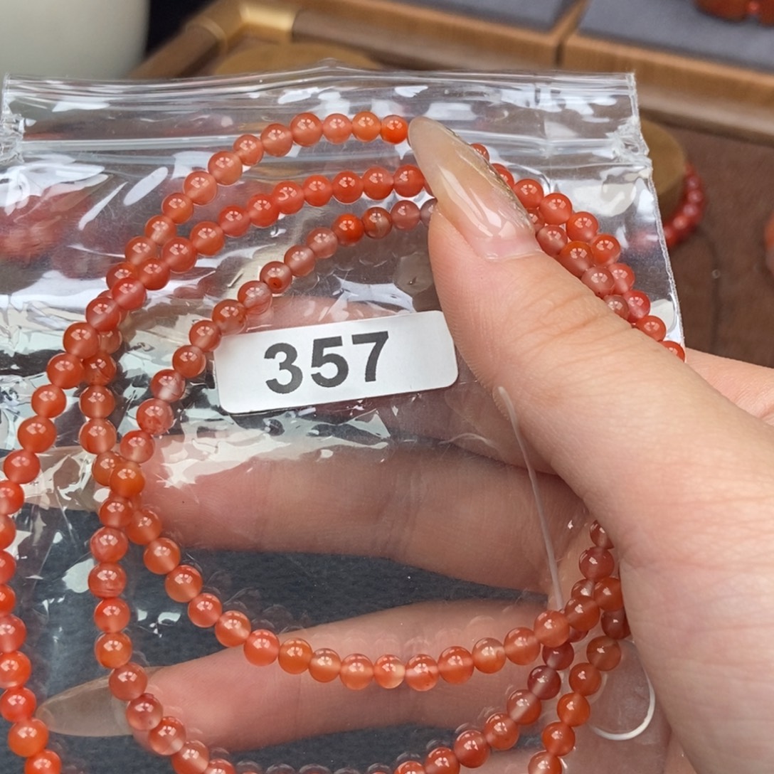 南红玛瑙未镶嵌手链