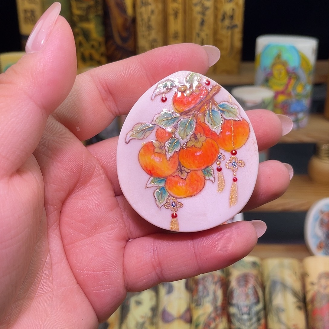 N***卷实心竹手工作品事事如意