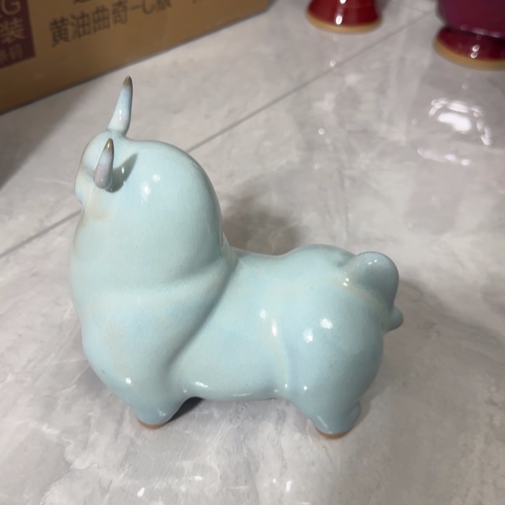 摆件陶郑家钧窑摆件