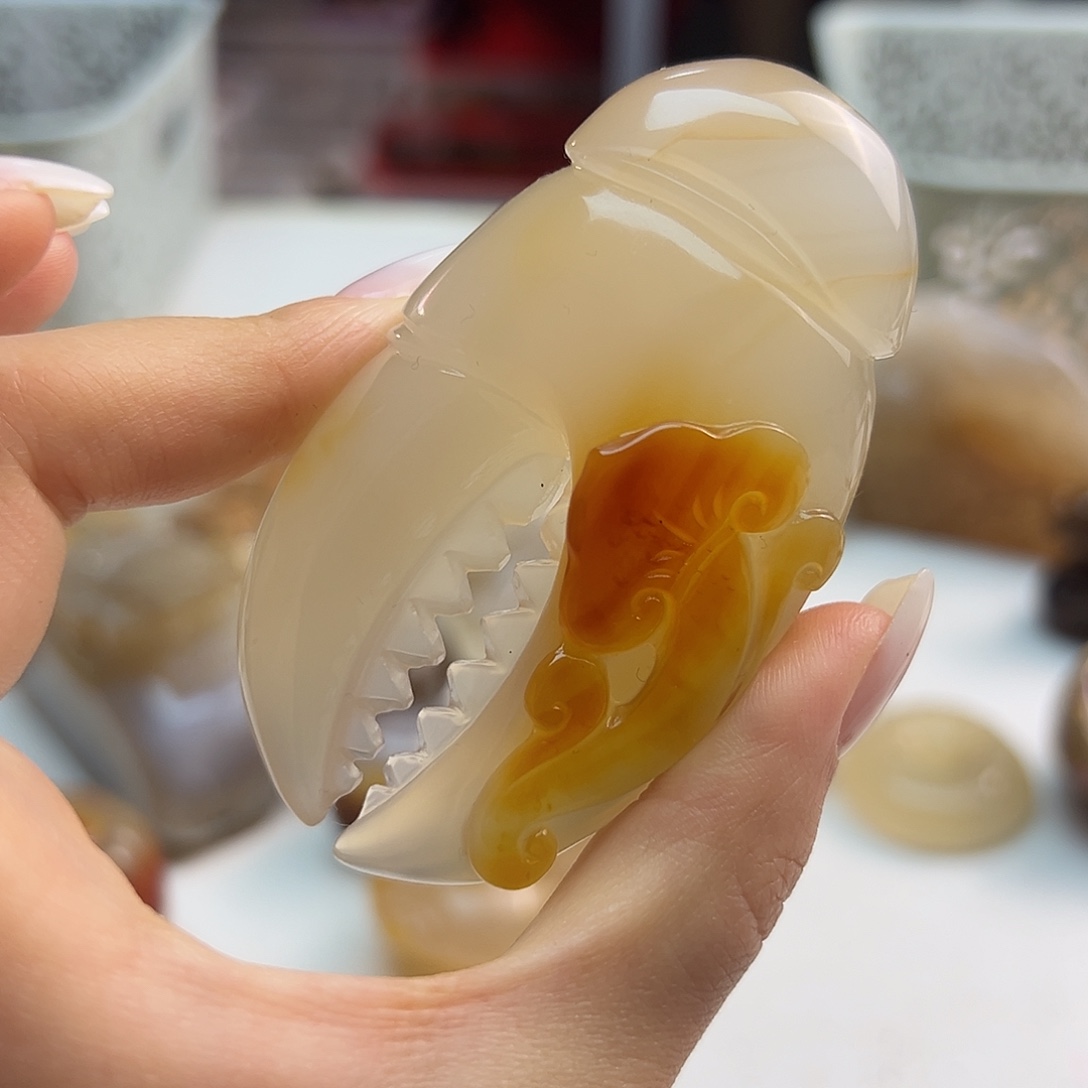 玛瑙/玉髓未镶嵌吊坠(不含链)