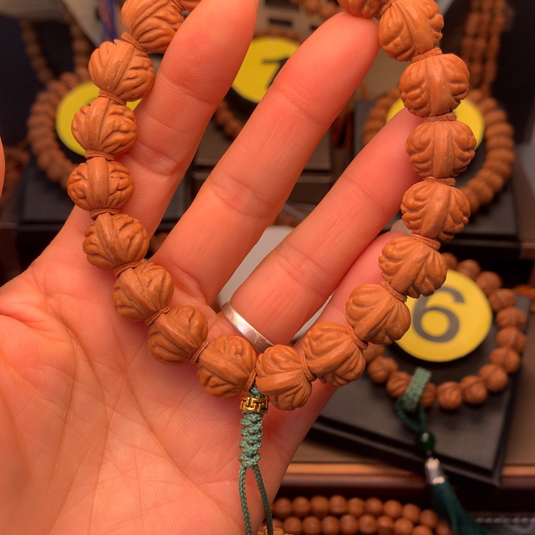 桃核手串小金豆手串14