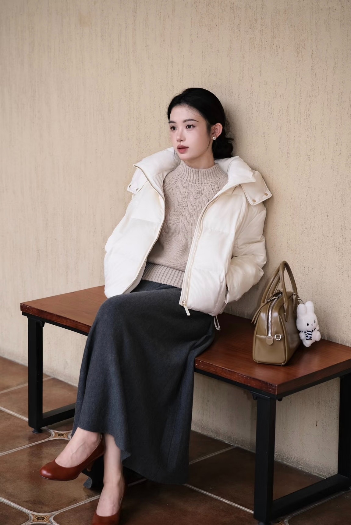 华姐服饰秋冬百搭简约女装气质休闲轻奢针织印花时尚ins