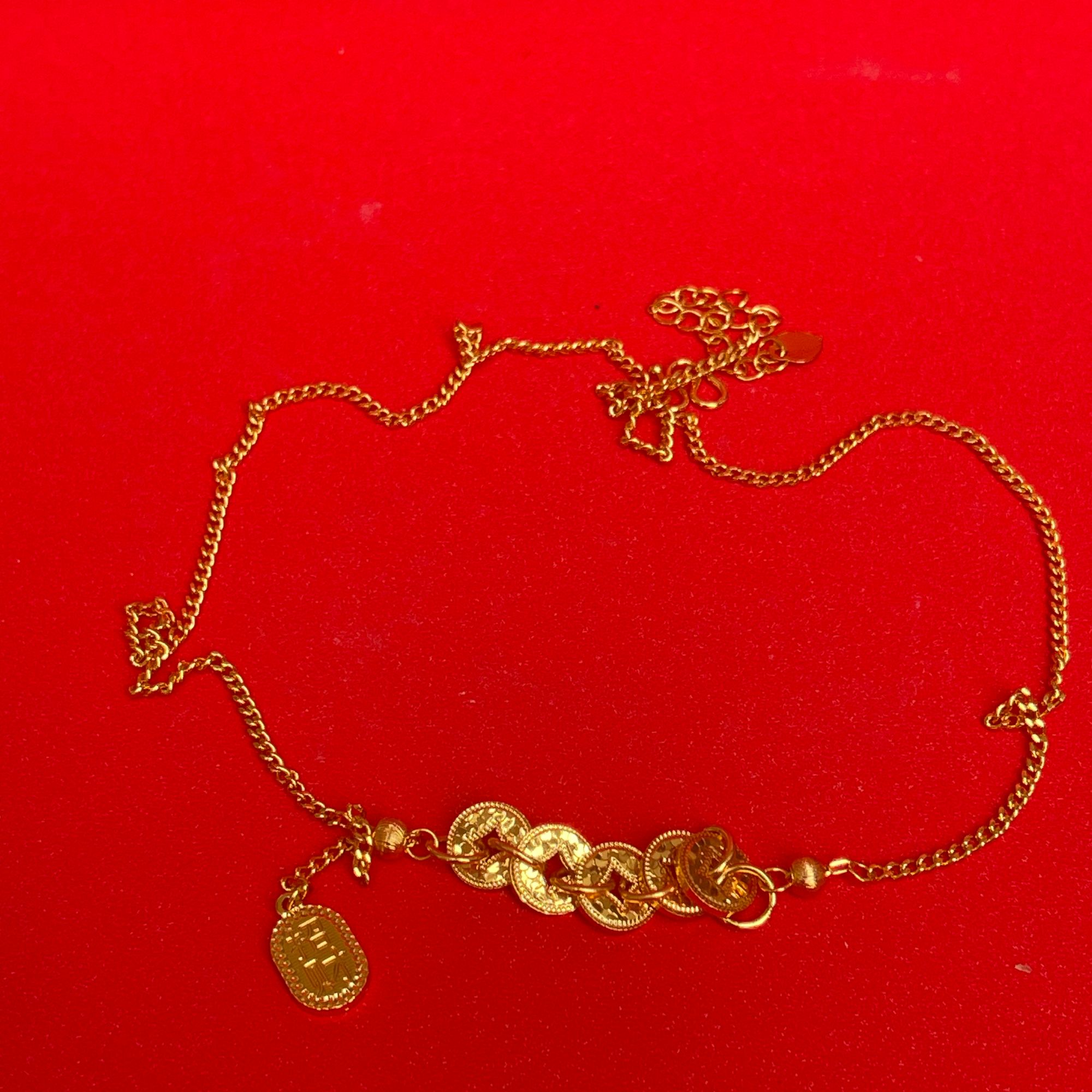 吊坠ZC001金色五帝钱吊坠多样性发货一件