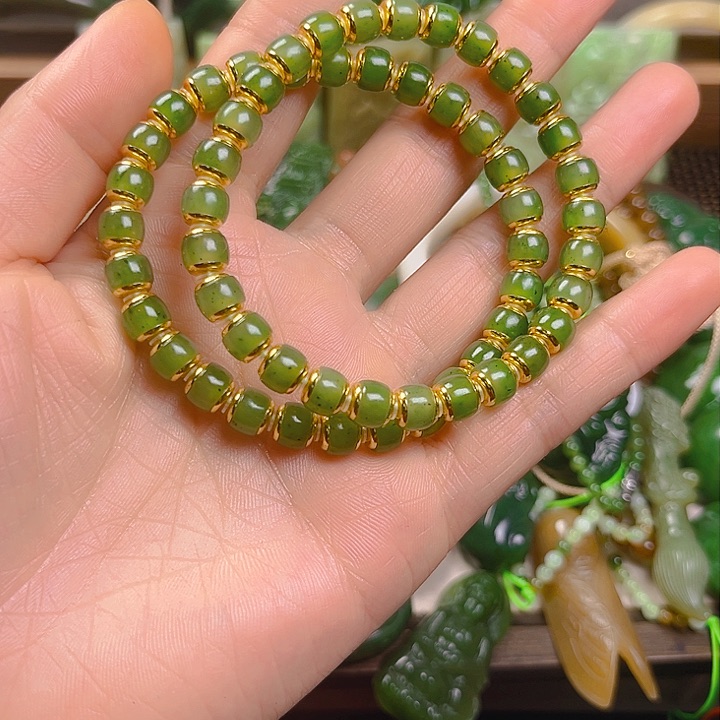 未镶嵌和田玉（糖玉）珠宝半成品A****？