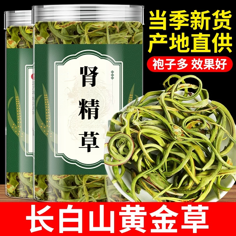 黄金草嗷嗷草正宗长白山肾精茶泡水喝野生肾精草化石草可搭配枸杞