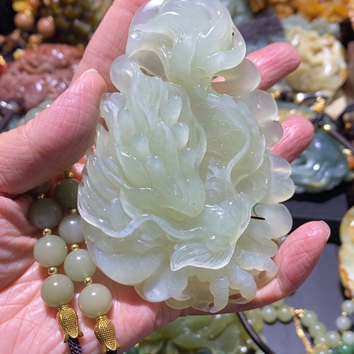 岫玉岫玉吊坠未镶嵌