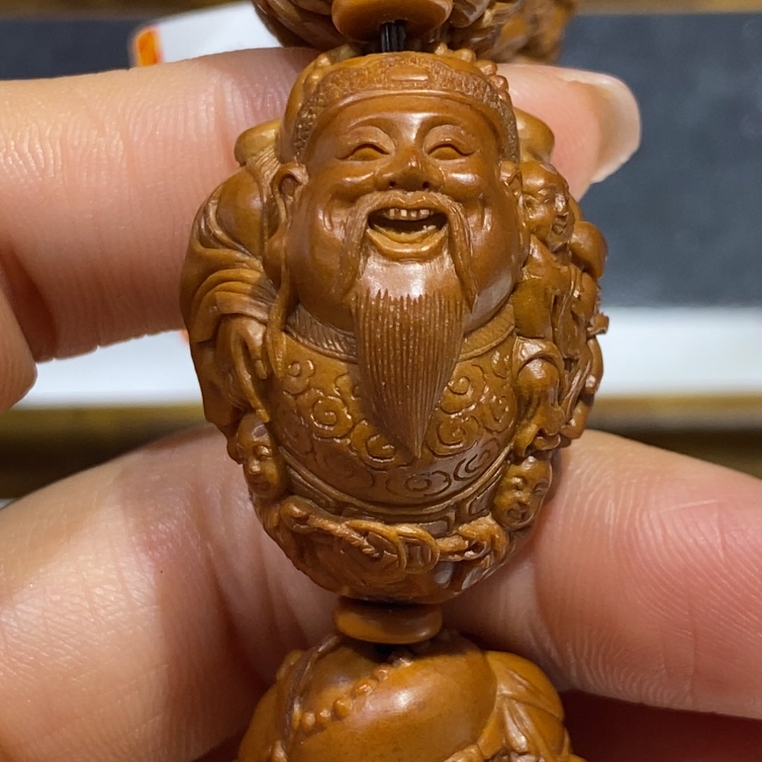 手串/手链橄榄核五子财神