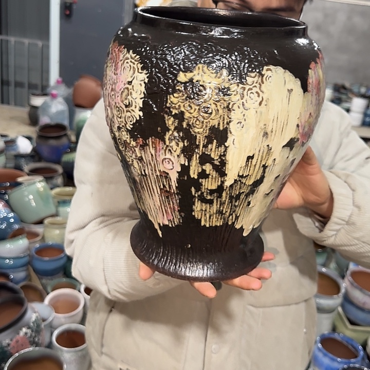 高度30口18肚子25啦啦花盆