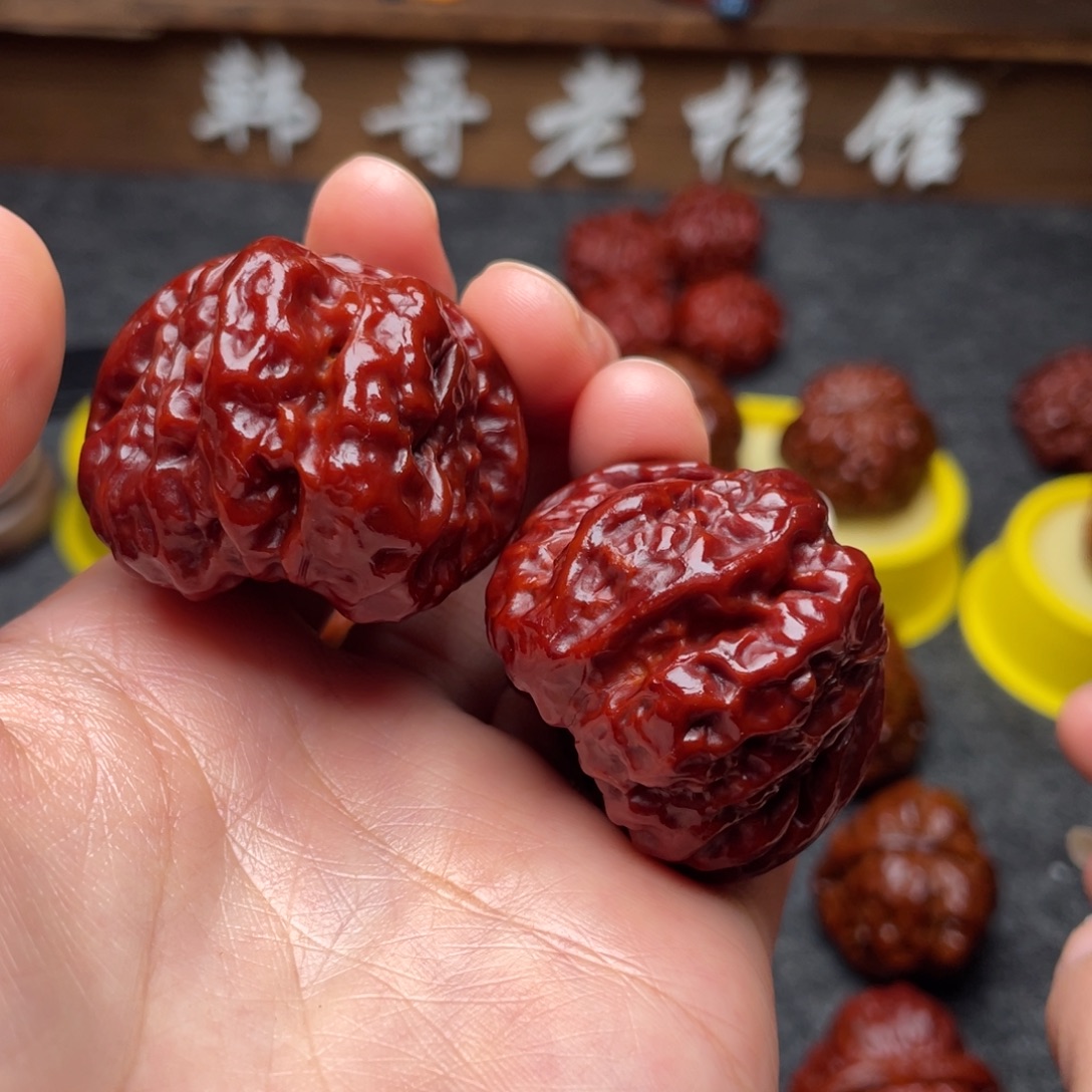 吊坠文玩核桃文玩核桃 手把件 蛤蟆头 39