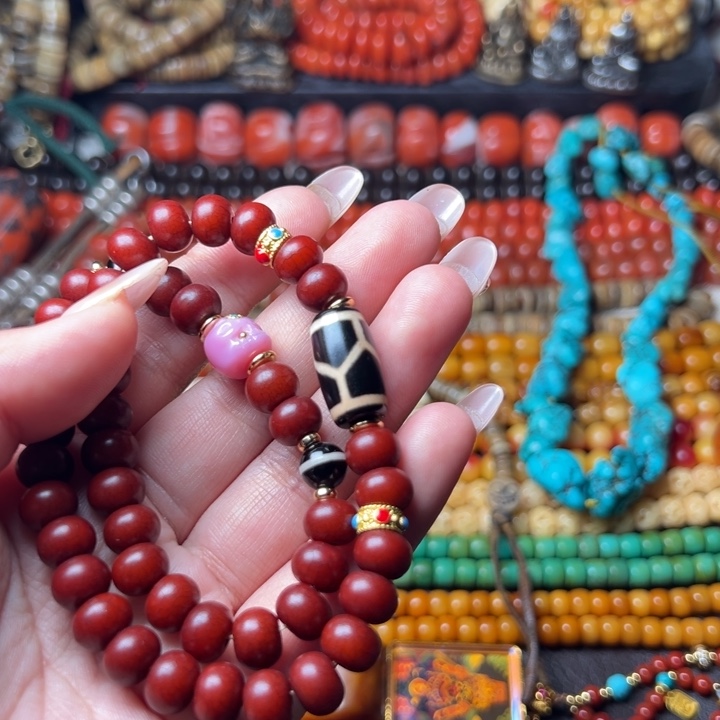 柏香籽/百香籽吊坠单圈 sc