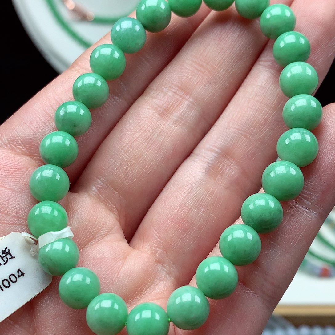 未镶嵌手链翡翠翡翠