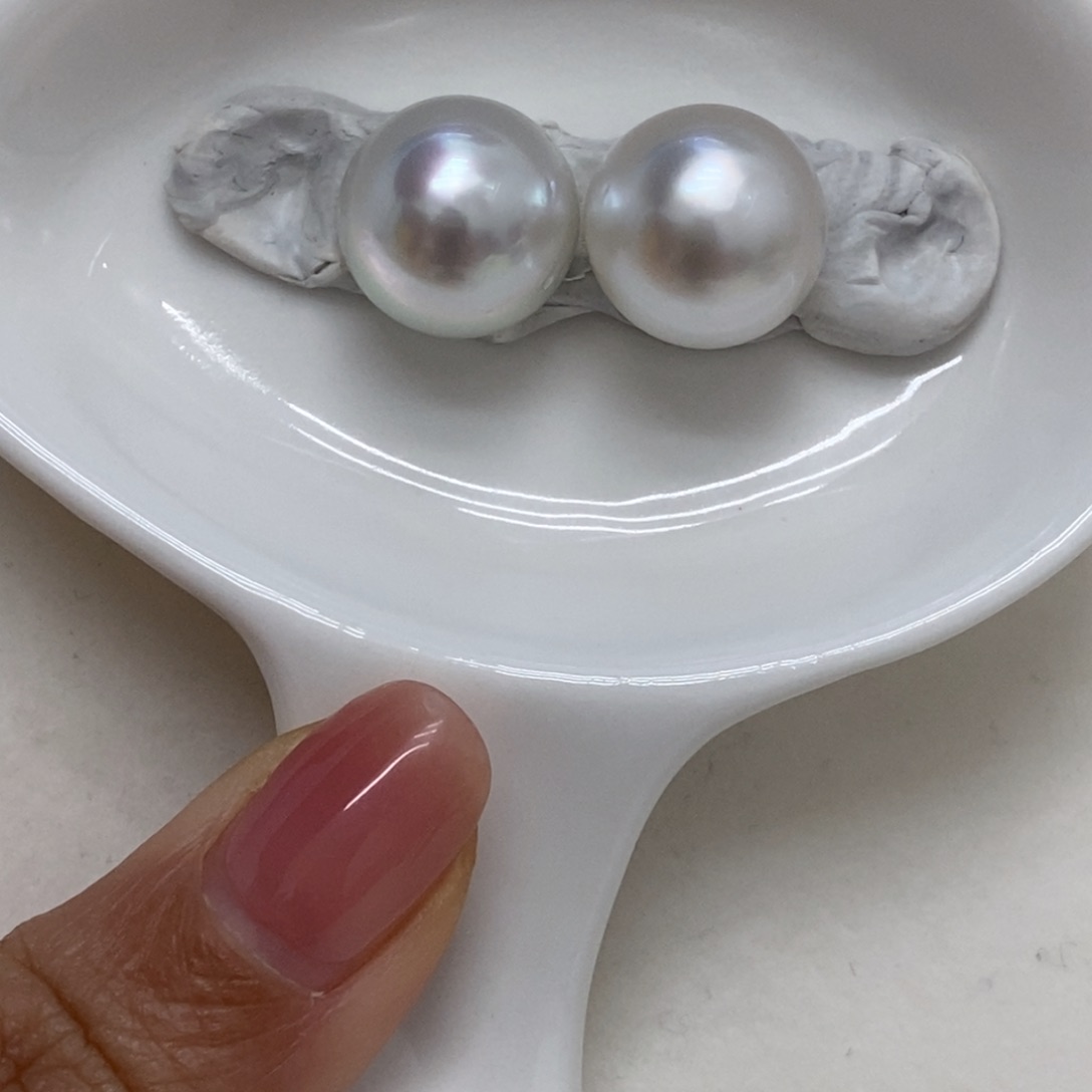 海水珍珠裸珠今***财澳白
