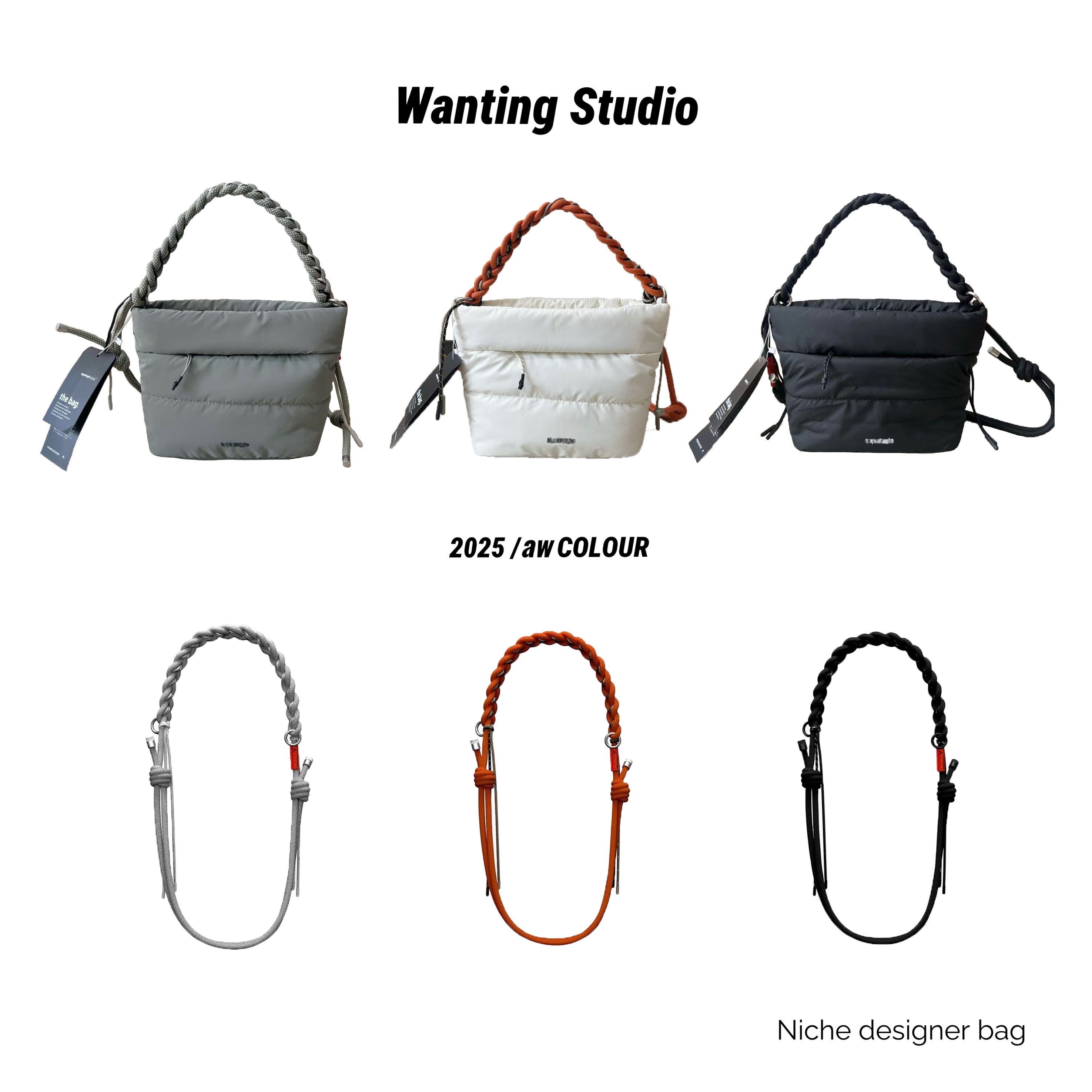 秋冬云朵水桶包山系包轻量休闲潮流大容量户外运动时尚手拎斜挎包